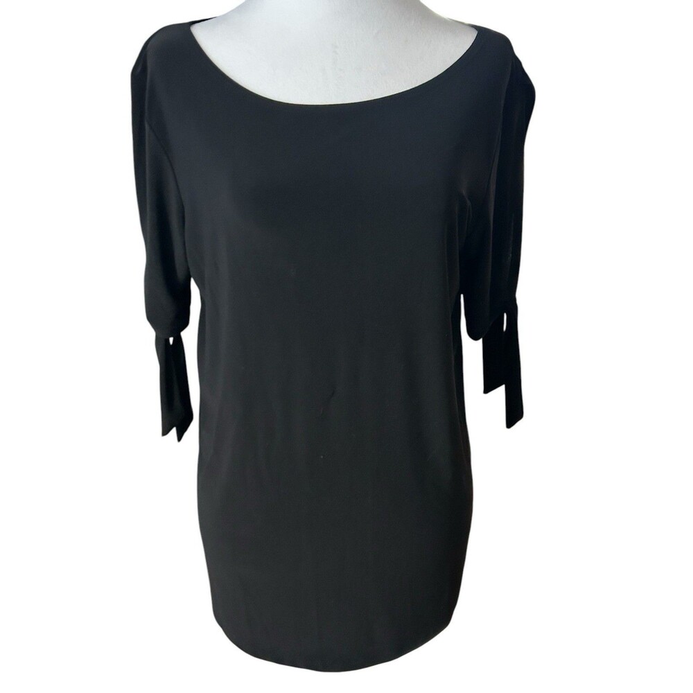 Prospect Blvd‎ Woman's Black Top Cut Out Arm Detail Sz L